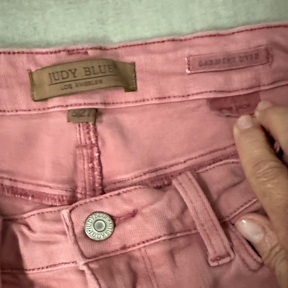 EUC WIRN x 1. Judy Blue Mauve Wide Leg Jeans - Picture 3 of 6